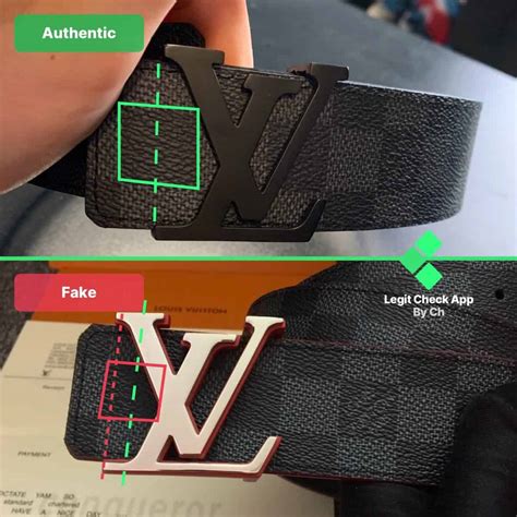 real vs fake lv belt|legit check lv belt.